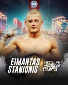 Stanionis retained his WBA belt with a big win over Maestre â€“ World Boxing Association
