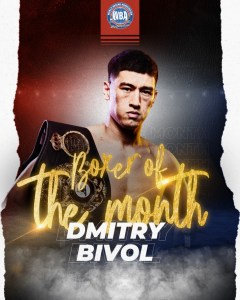 Bivol is WBA Fighter of the Month â€“ World Boxing Association