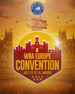 Madrid to Host the First WBA Europe Regional Convention from July 15 to 18* â€“ World Boxing Association