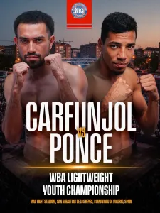 José Carfunjol Defends WBA Youth Lightweight Title Against Cristian Ponce – World Boxing Association