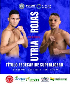 Utria-Rojas will be the star fight of WBA Future of Colombian BoxingÂ  â€“ World Boxing Association