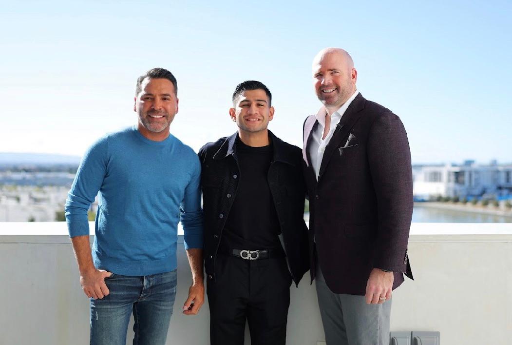 Alexis Rocha and Oscar de la Hoya Media Roundtable