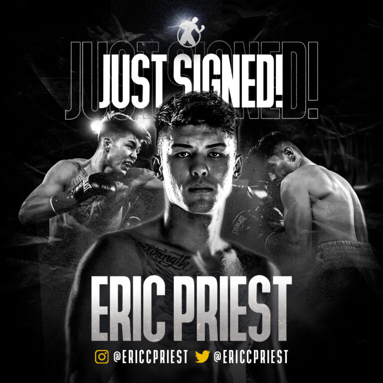 GOLDEN BOY SIGNS MUST-WATCH MIDDLEWEIGHT PROSPECT ERIC PRIEST