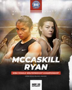 McCaskill and Ryan to unify in Orlando this SaturdayÂ  â€“ World Boxing Association