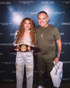 Gilberto JesÃºs Mendoza Honors Shakira and Her Father with WBA Tribute â€“ World Boxing Association