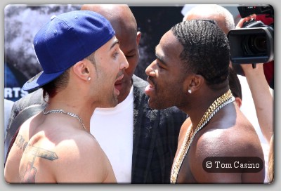 Adrian Broner and Paulie Malignaggi