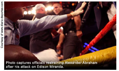 Alexander Abraham1 Seminole Warriors Boxing on Alexander Abraham attack of Edison Miranda