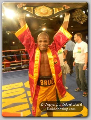 Ayi Bruce Wins1 Ringside Report: Bruce Upsets Alvarez Wins IBA Welterweight Title