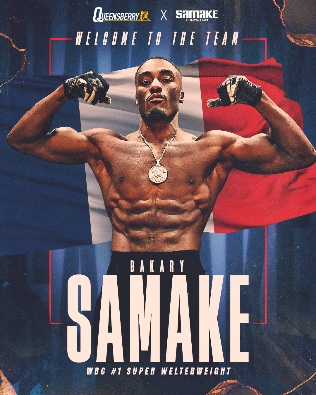 Bakary Samake joins the Queensberry team