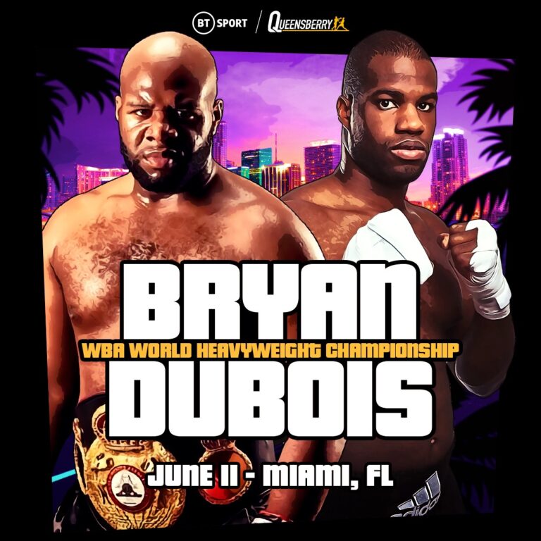 BRYAN POSTS DUBOIS WARNING | Frank Warren