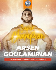 Goulamirian back in styleÂ  â€“ World Boxing Association