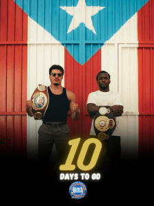10 days to showdown in Puerto Rico â€“ World Boxing Association