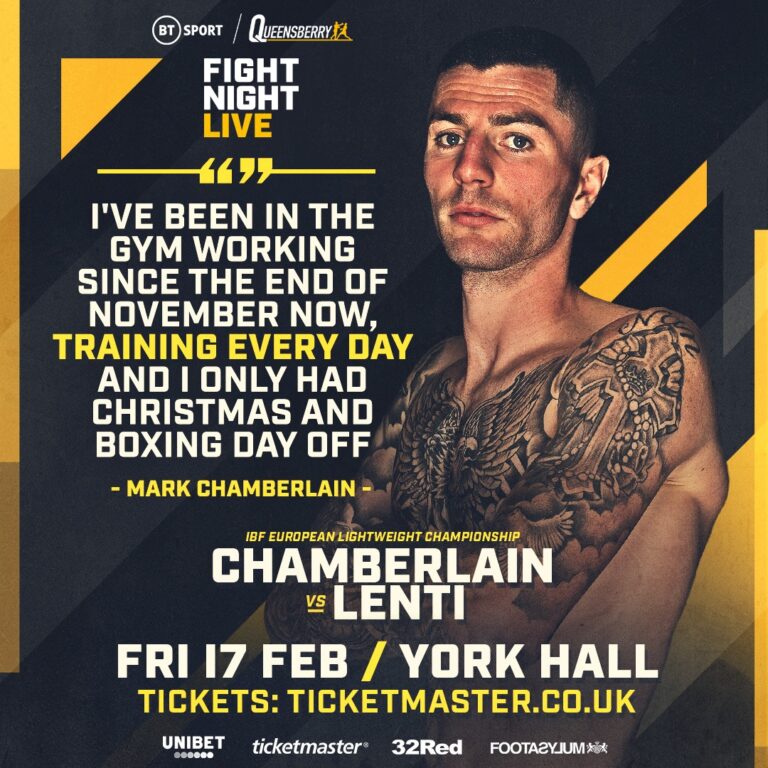 CHAMBERLAIN EYES UP BRITISH TITLE