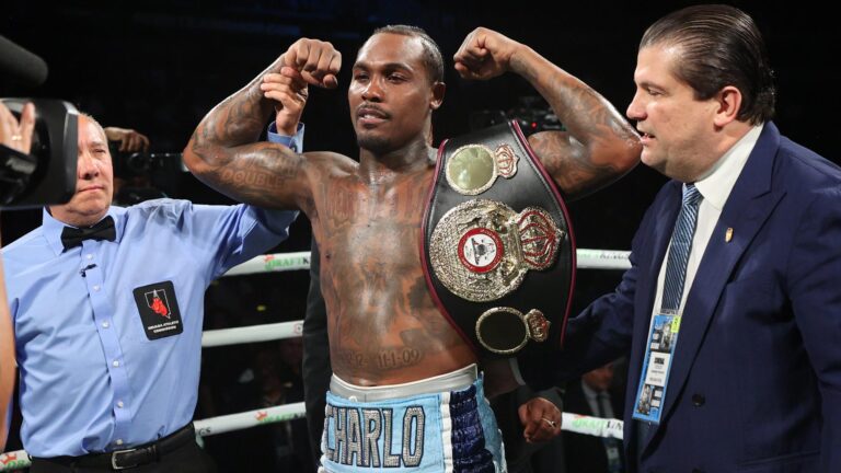 Jermall Charlo Dominates, Stops Thomas LaManna in Six Rounds