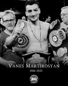 Former WBA International Champion Vanes Martirosyan Dies at 39 After Cancer Battle â€“ World Boxing Association