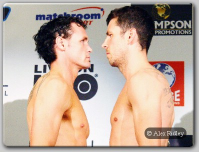 Darren Barker Daniel Geale weighin Darren Barker Dedicated The Fight To His Late Brother