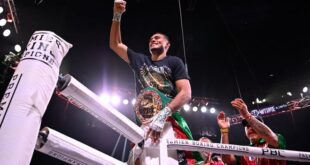 David Benavidez wins interim WBC title with TKO of David Lemieux