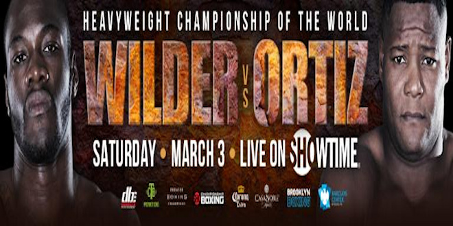 Deontay Wilder and Luis Ortiz