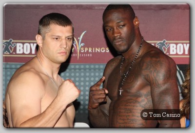 Deontay Wilder and Sergei Liakhovich