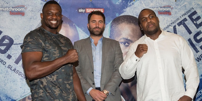 Dillian Whyte and Ian Lewison