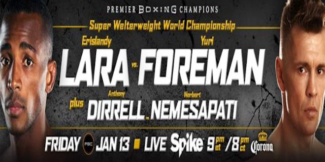Lara vs. Foreman World Title Fight Undercard Details Announced