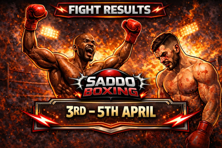 Fight results April 3 to 5th Easter 2026
