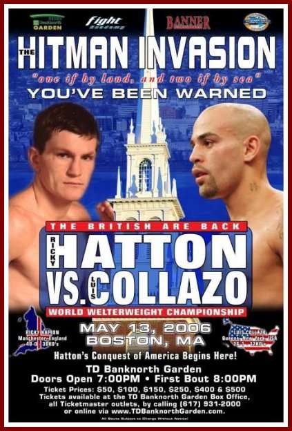 Boxing Undercard And Ticket Info Ricky Hatton Luis Collazo