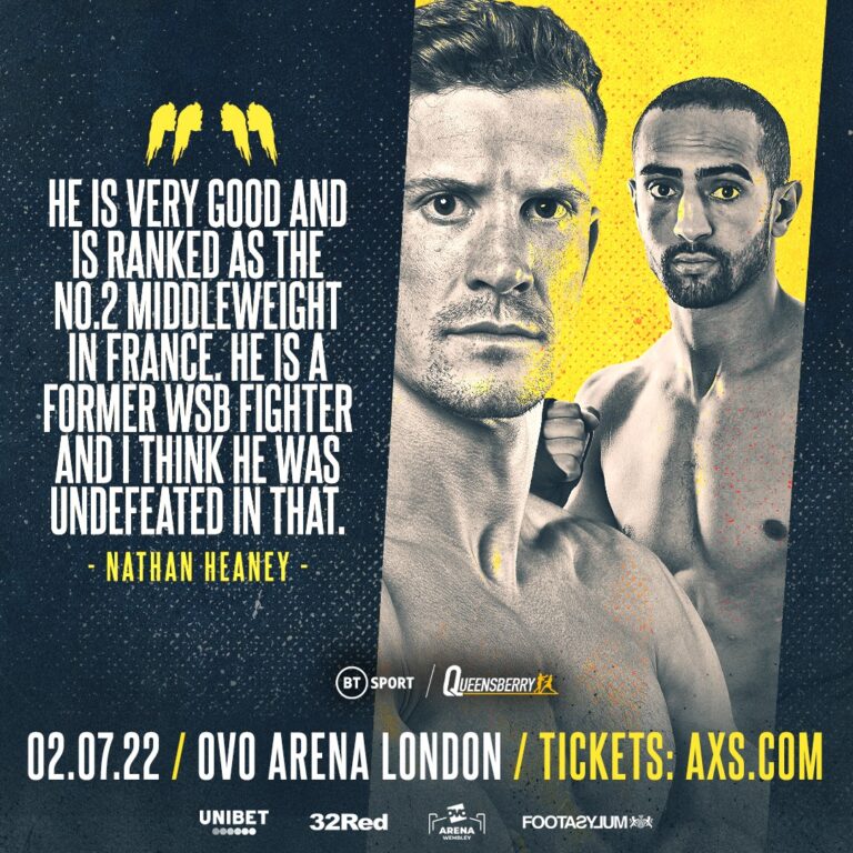 HEANEY READY TO ROCK AT WEMBLEY