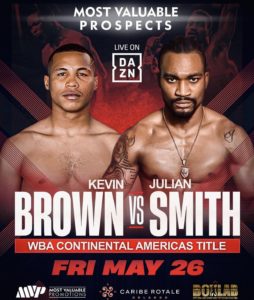 Brown and Smith will fight for WBA regional belt in Orlando, FloridaÂ  â€“ World Boxing Association