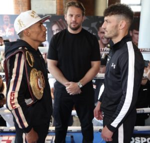 Lara and Wood met at the public workoutÂ  â€“ World Boxing Association