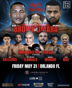 Brown vs Umara this Friday at the Caribe Royale â€“ World Boxing Association