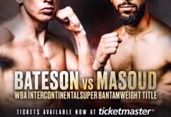 Bateson meets Masoud to defend his WBA Intercontinental title – World Boxing Association