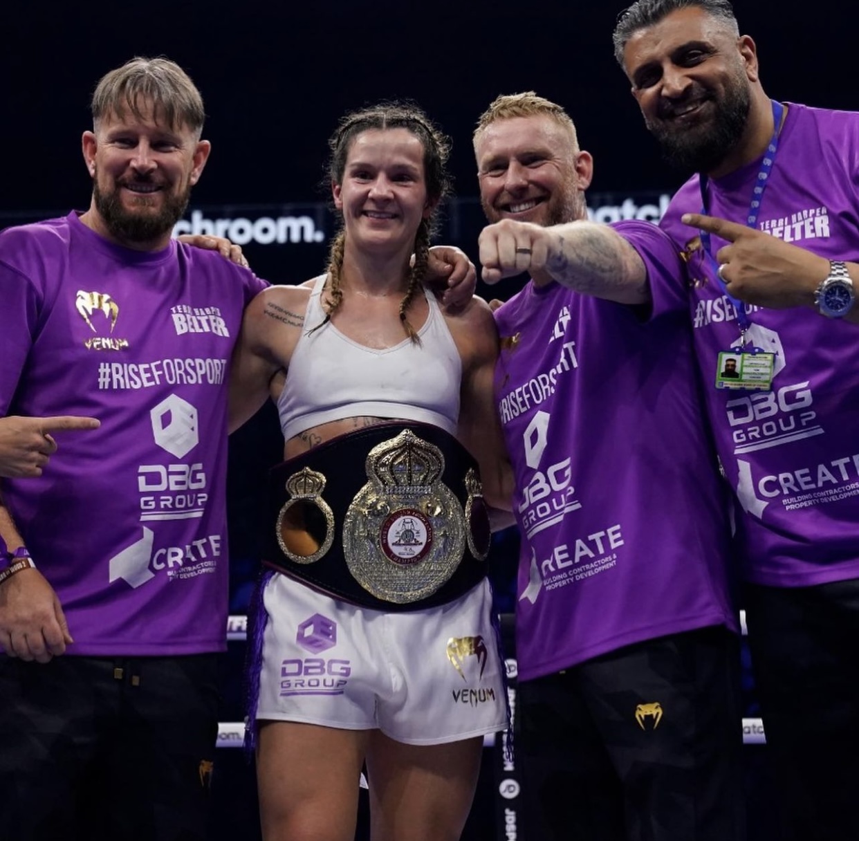 Harper defeated Habazin and made her first defense Â 