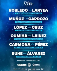 WBA KO Drugs returns to Buenos Aires this Saturday – World Boxing Association