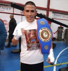 Blanc won the Fedelatin belt in Buenos Aires