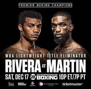 Rivera-Martin in a WBA eliminator fight â€“ World Boxing Association