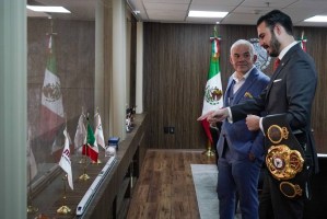 Gilberto JesÃºs Mendoza visited the Mexican Chamber of DeputiesÂ  â€“ World Boxing Association