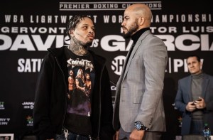 Gervonta and Garcia in their first face-to-face meeting â€“ World Boxing Association