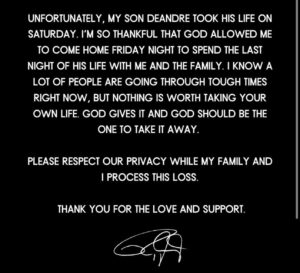 Condolences to the Jones family â€“ World Boxing Association