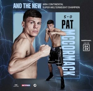 McCormack wins WBA Continental belt with knockout over Dixon â€“ World Boxing Association