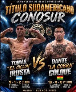 Irusta and Colque Set to Clash at Club Jorge Newbery for WBA Fedelatin Southern Cone Title – World Boxing Association
