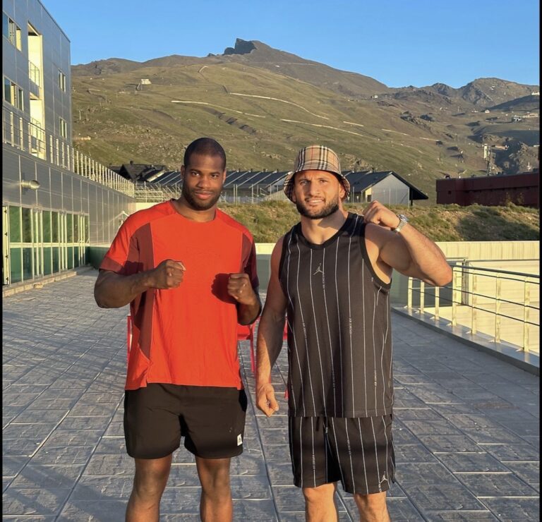 Goulamirian and Dubois train togetherÂ 
