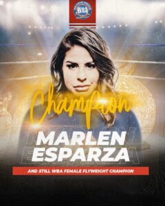 Esparza is the Flyweight queen after beating Alaniz â€“ World Boxing Association