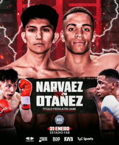 NarvÃ¡ez and OtaÃ±ez collide at the FAB for the WBA Fedelatin title â€“ World Boxing Association