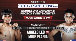 Leo and Plania will dispuete WBA Continental North America belt Wednesday night  – World Boxing Association