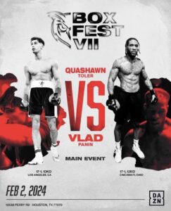 Toler vs Panin for WBA regional belt on Friday in Houston â€“ World Boxing Association