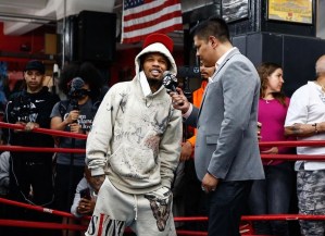 Davis and Romero showed their weapons at the public trainingÂ  â€“ World Boxing Association