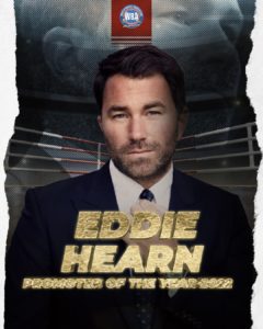 Eddie Hearn Promoter of the Year â€“ World Boxing Association