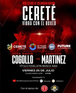 CeretÃ© Roars as Pro Boxing Returns with WBA Future Showcase â€“ World Boxing Association