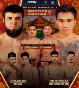 Madiyev vs Canega on February 1 in Thailand for WBA Asia beltÂ  â€“ World Boxing Association